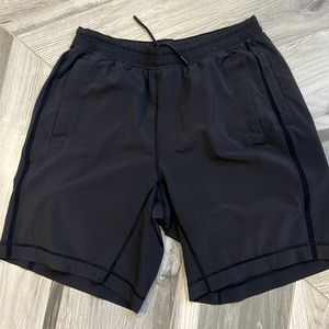 Men’s medium Lululemon black shorts